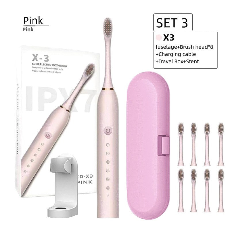 Electric toothbrush couple set for adults